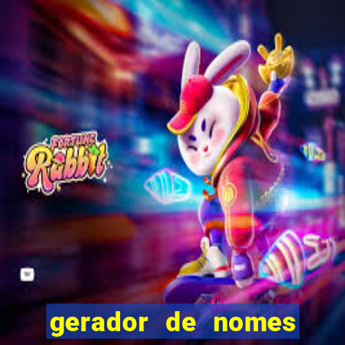 gerador de nomes para jogos